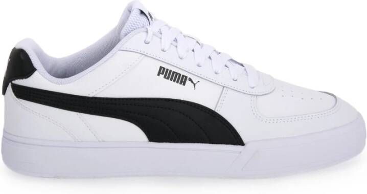 Puma Stijlvolle Caven Sneakers voor Heren Wit Heren