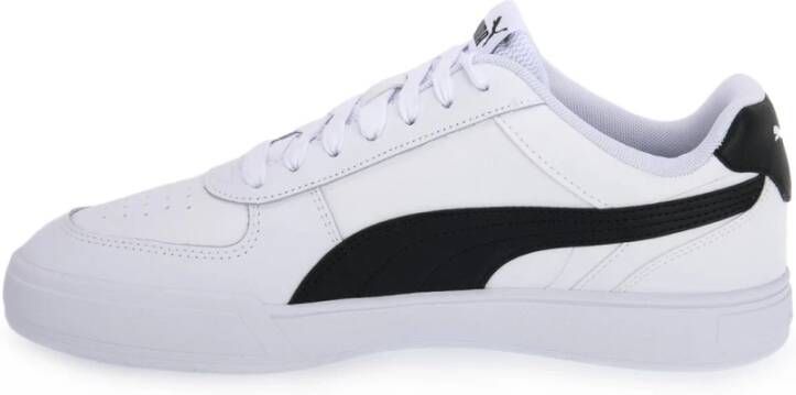 Puma Stijlvolle Caven Sneakers voor Heren Wit Heren