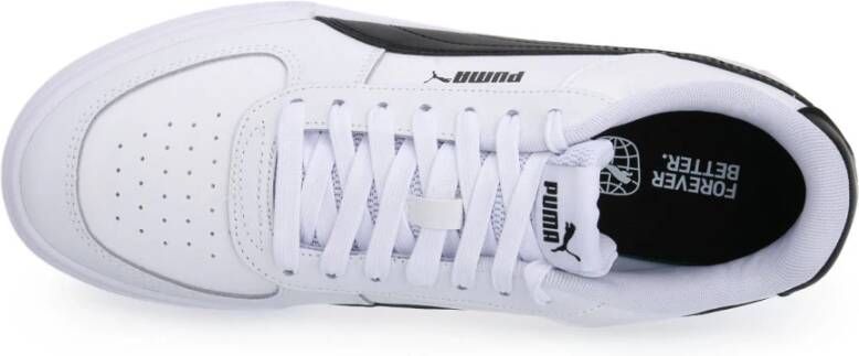 Puma Stijlvolle Caven Sneakers voor Heren Wit Heren