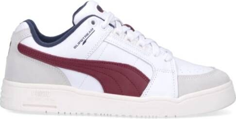 Puma Witte Leren Sneakers voor Heren Wit Heren