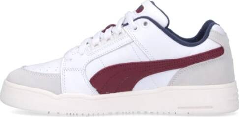 Puma Witte Leren Sneakers voor Heren Wit Heren