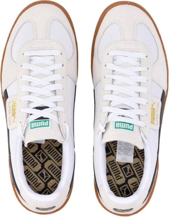 Puma Super Team OG Lage Sneaker voor Heren Wit Heren