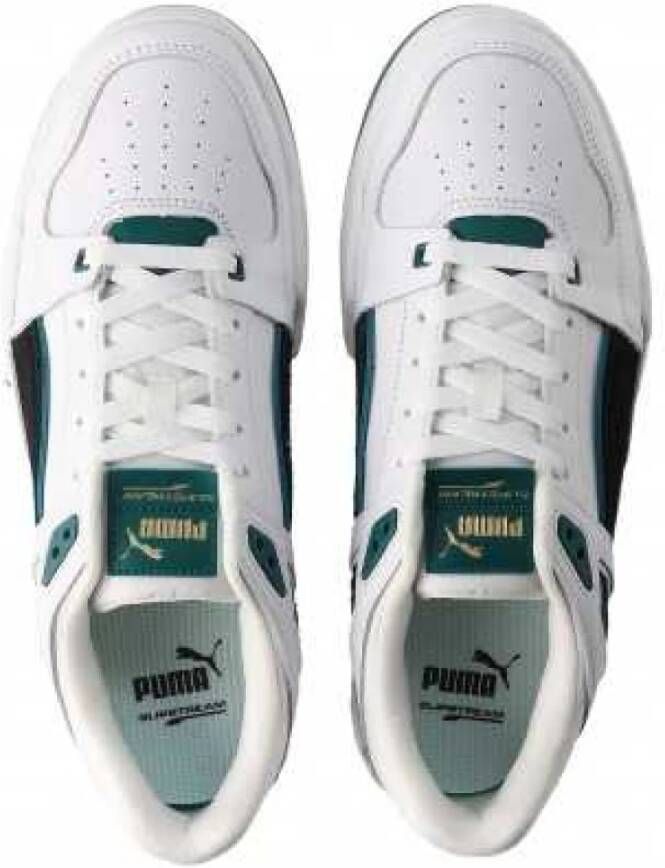 Puma Slipstream Suede Groen Wit-Zwart-Varsity Wit Heren