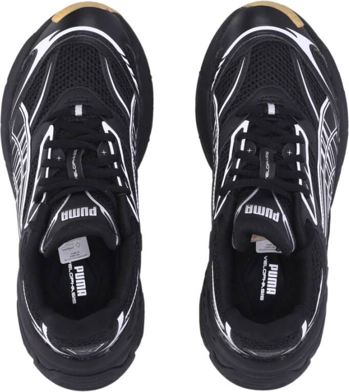 Puma Velophasis Technisch Black White Herensneakers Zwart Heren