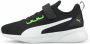 Puma Flyer Runner V PS sneakers zwart geel wit Jongens Mesh Meerkleurig 30 - Thumbnail 6