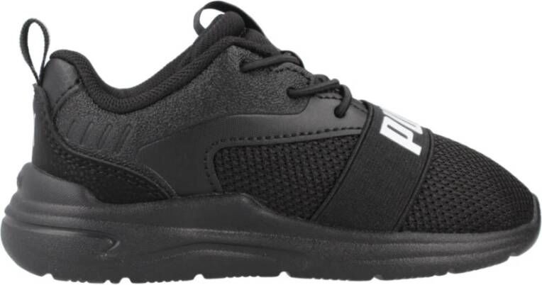 Puma Soft Wired Sneakers voor Kinderen Black Heren