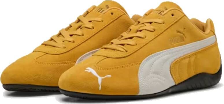 Puma Speedcat OG Goud & Wit Sneakers Yellow Dames