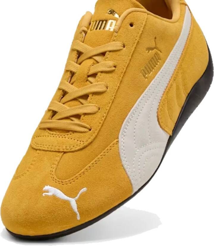 Puma Speedcat OG Goud & Wit Sneakers Yellow Dames