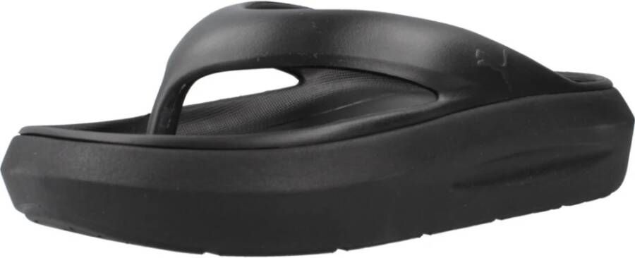 Puma Stijlvolle Flatter Flip Flops Black Dames