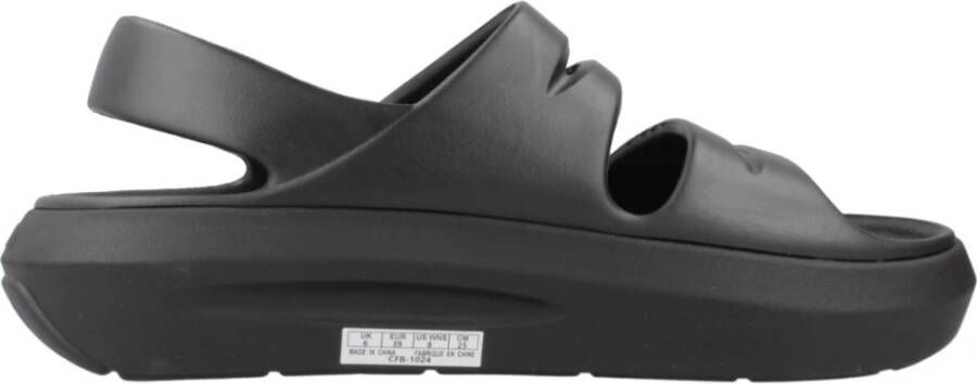 Puma Stijlvolle Platte Sandalen Black Dames