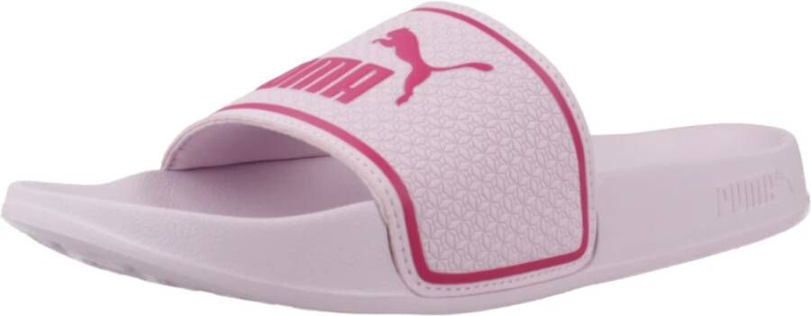 Puma Stijlvolle Sliders voor Kinderen Pink Dames