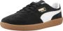 Puma Zwarte Leren Sneakers Stijlvol Ontwerp Black - Thumbnail 5