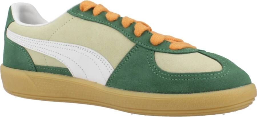 Puma Stijlvolle Sneakers voor Stadsleven Green Dames