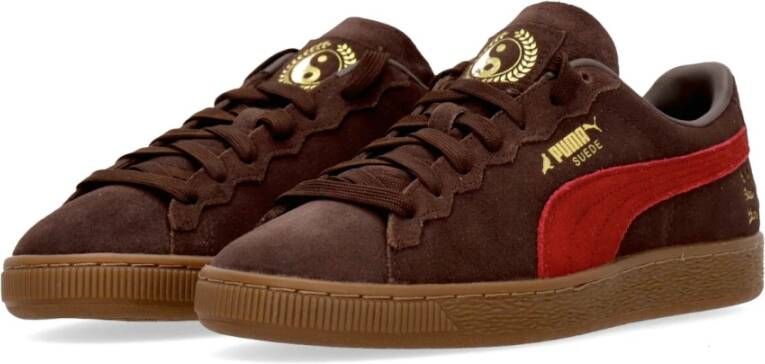 Puma Suede B X Staple Lage Sneaker Brown Heren