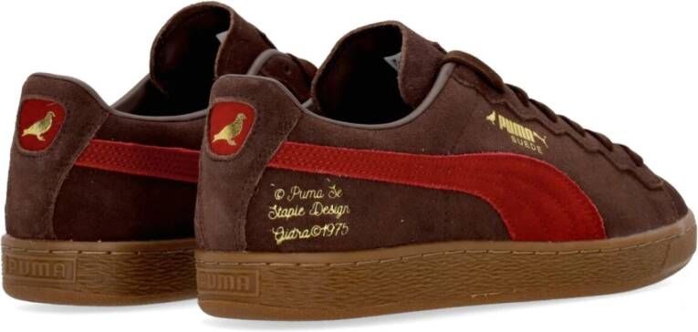 Puma Suede B X Staple Lage Sneaker Brown Heren