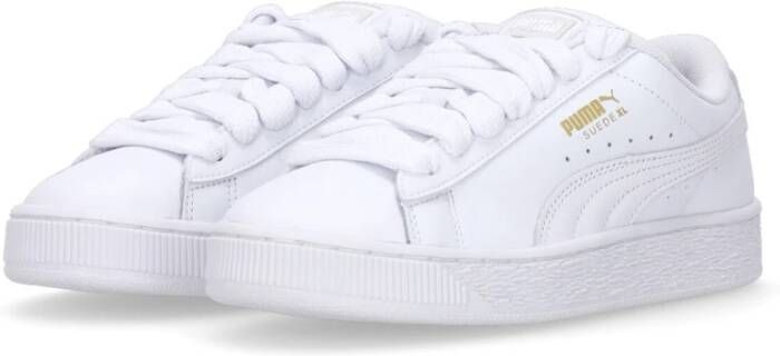 Puma Suede Lage Schoen Wit Damp Grijs White Heren