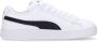 Puma Suede Lage Schoen Wit Zwart White Heren - Thumbnail 2