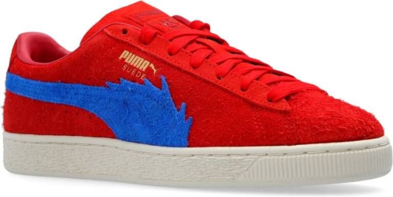 Puma Suede X ONE Piece sneakers Red Heren