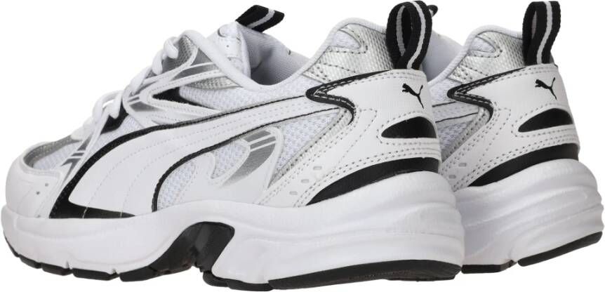 Puma Tech Sneaker met Zwarte en Zilveren Accenten White Heren