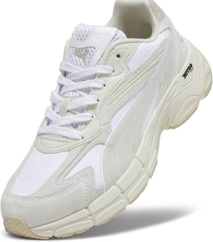 Puma Stijlvolle Nitro Canyons Sneakers voor Dames Wit Dames