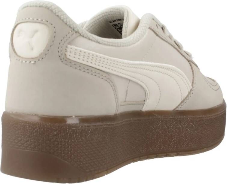 Puma Verhoogde Sneakers voor Vrouwen Beige Dames