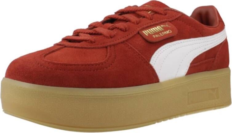 Puma Verhoogde Sneakers voor Vrouwen Red Dames