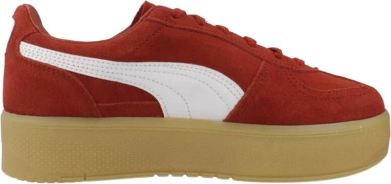 Puma Verhoogde Sneakers voor Vrouwen Red Dames