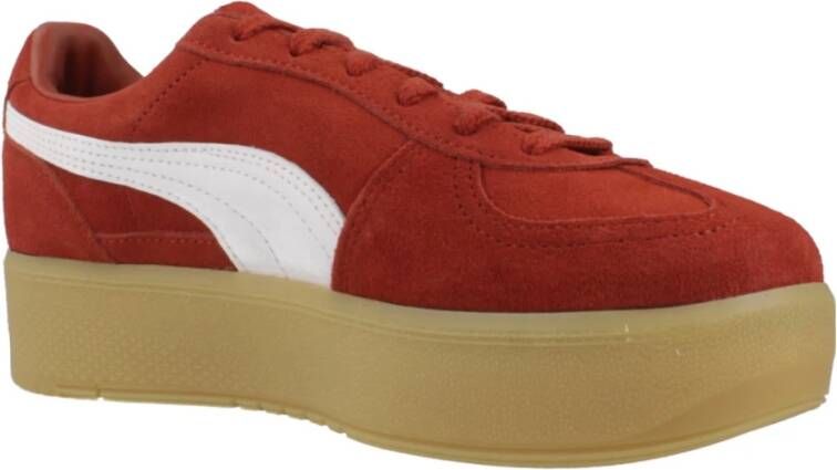 Puma Verhoogde Sneakers voor Vrouwen Red Dames