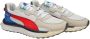 Puma Wild Rider Layers White Urban Red Schoenmaat 42 1 2 Sneakers 380697 01 - Thumbnail 3