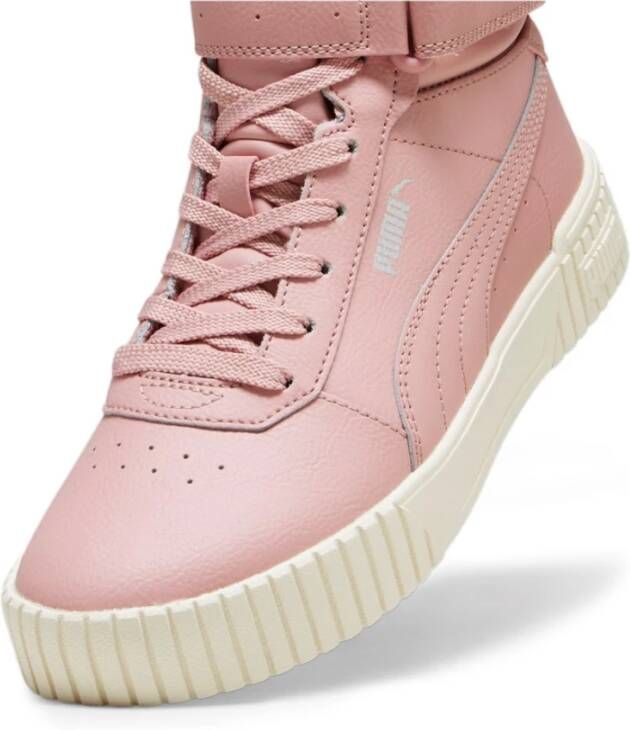 Puma Winter Sneakers Retro Stijl Hoge Top Pink Dames