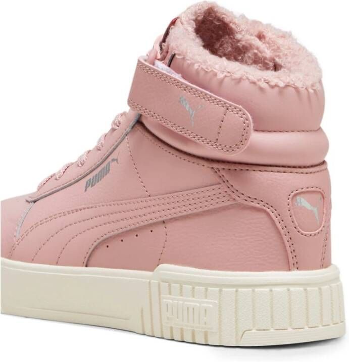 Puma Winter Sneakers Retro Stijl Hoge Top Pink Dames