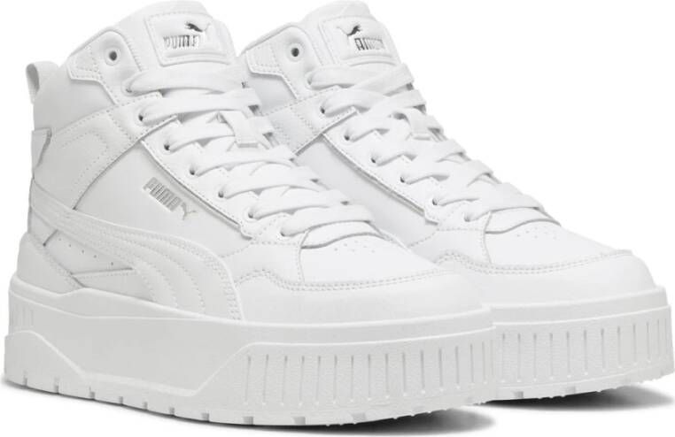 Puma Witte enkellaarsjes voor vrouwen White Dames