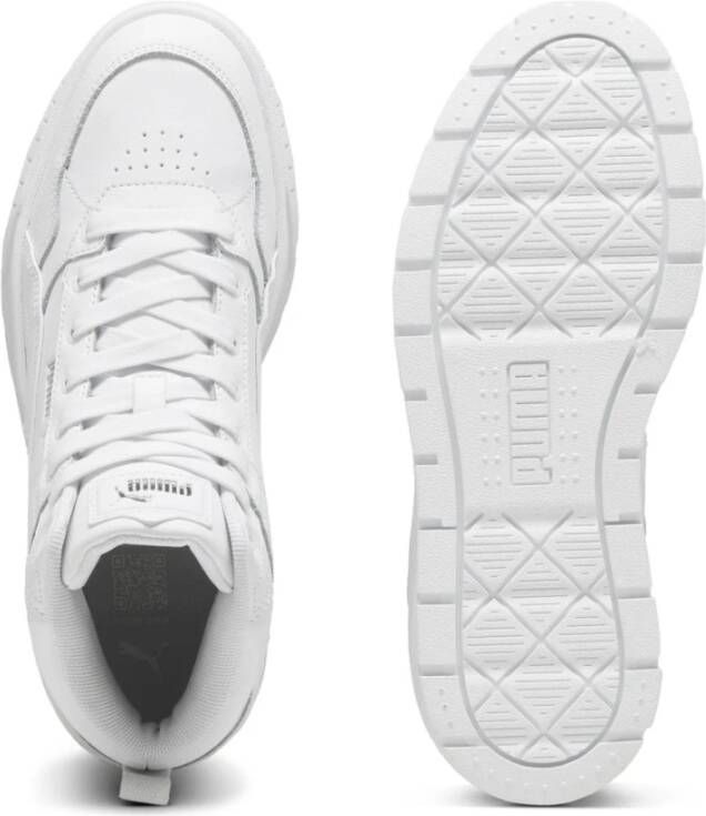 Puma Witte enkellaarsjes voor vrouwen White Dames