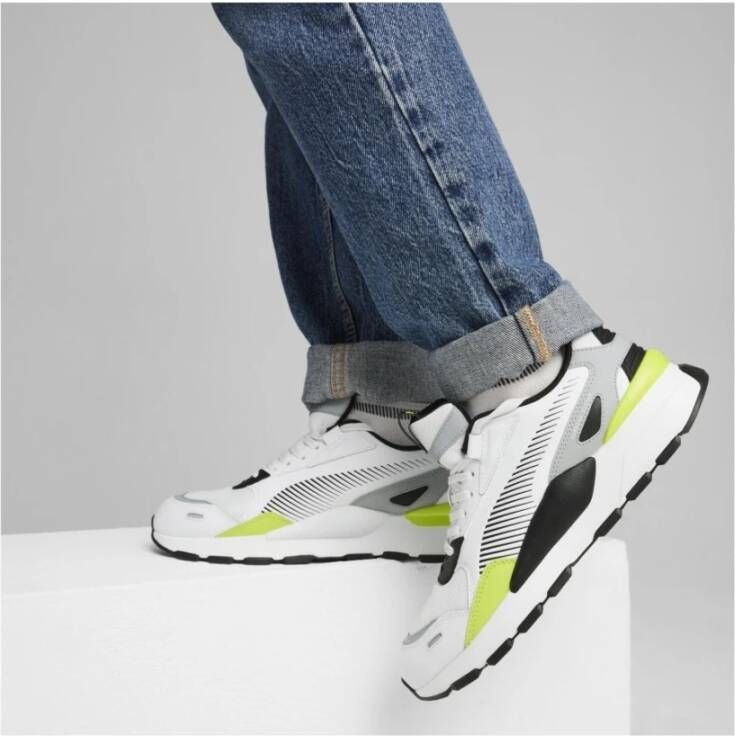 Puma Witte Lime Pow Sneakers Multicolor Heren