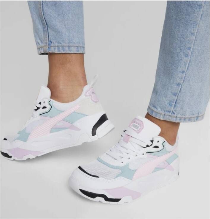 Puma Witte Roze Vrijetijdssneakers Multicolor Dames