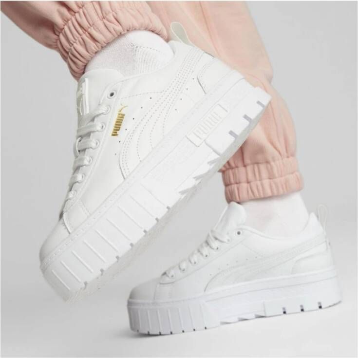 Puma Witte Vrijetijdssneakers voor Vrouwen White Dames