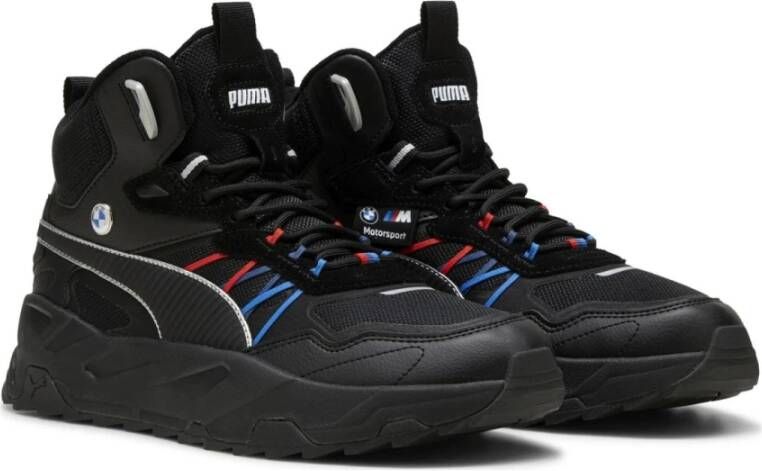 Puma Zwarte enkellaarsjes voor mannen Black Heren