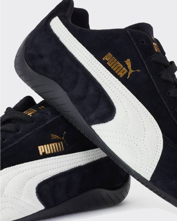 Puma Zwarte Speedcat OG Sneakers Wit Logo Multicolor Dames