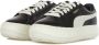 Puma Suede Mayu Lth Womens Black Marshmallow Schoenmaat 38 1 2 Sneakers 381042 02 - Thumbnail 4