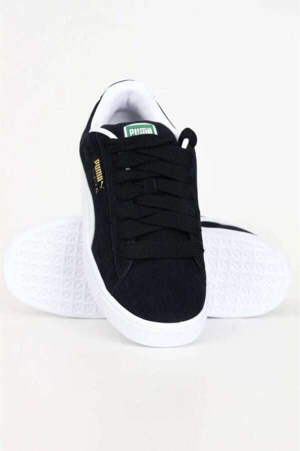 Puma Zwarte Suede Sneakers voor Vrouwen Black Dames