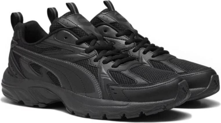 Puma Zwarte Vrijetijdssneakers voor Mannen Black Heren