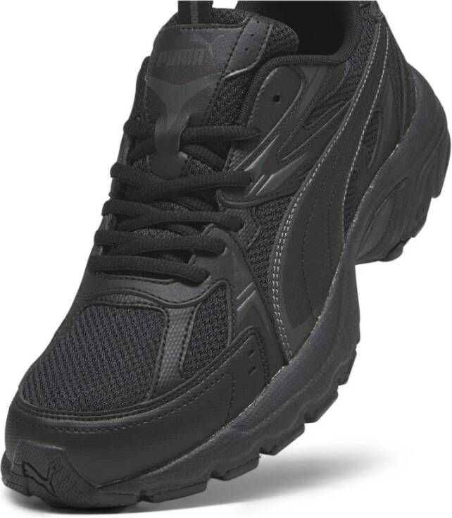 Puma Zwarte Vrijetijdssneakers voor Mannen Black Heren