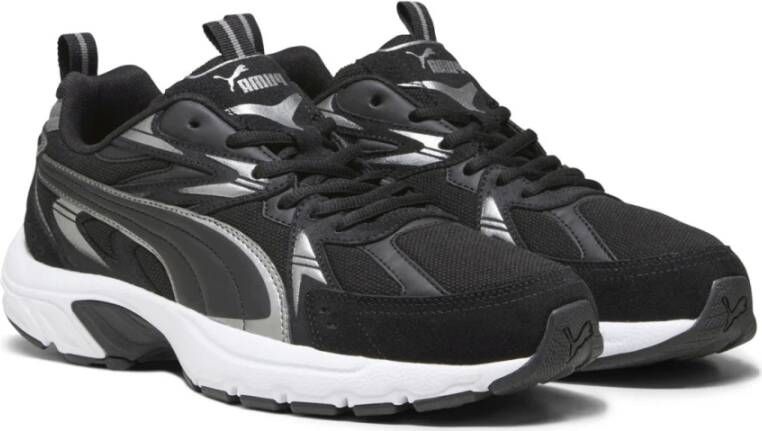 Puma Zwarte Vrijetijdssneakers voor Mannen Black Heren