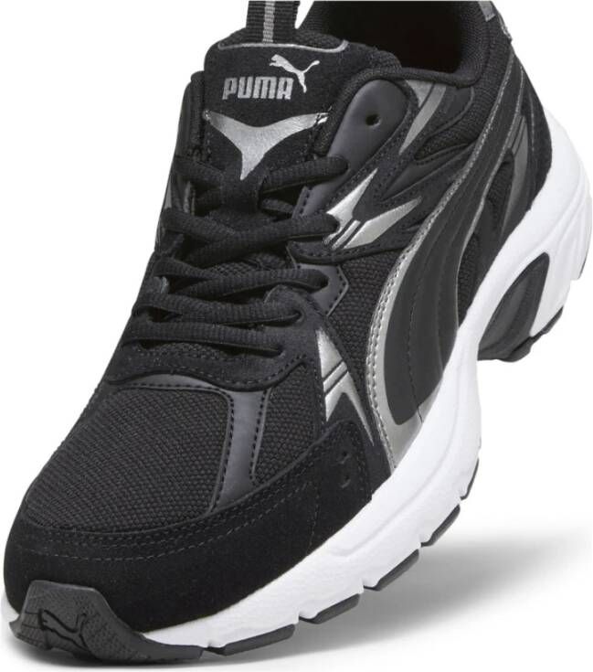 Puma Zwarte Vrijetijdssneakers voor Mannen Black Heren