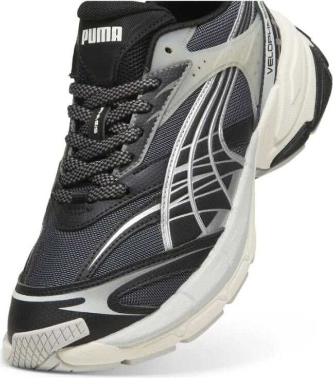 Puma Zwarte Vrijetijdssneakers voor Mannen Black Heren