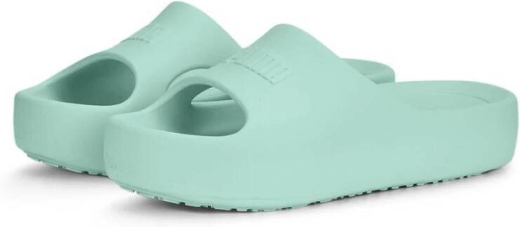 Puma Zwembad Slippers Blue Dames