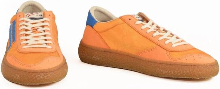 Puraai Eco Sneakers met Rubberen Zool Orange Heren