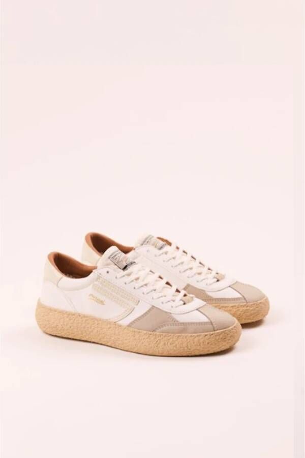 Puraai Klassieke witte vegan leren sneakers White Dames