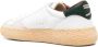 Puraai Leren herensneakers met decoratieve stiksels White Heren - Thumbnail 2