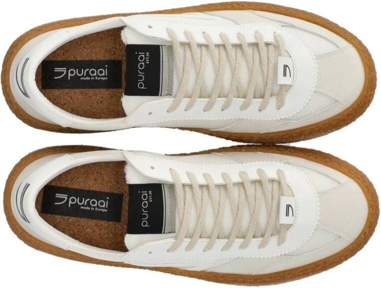 Puraai Vintage Vanille Sneaker White Heren